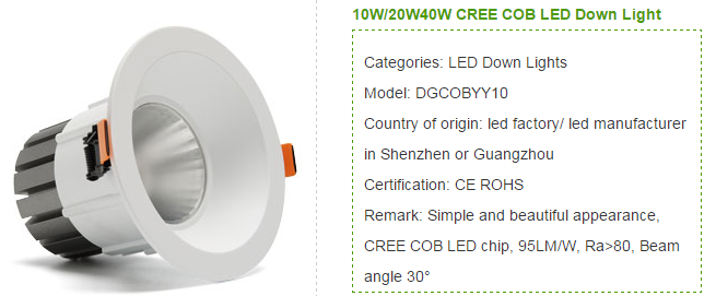 LED DownLighters