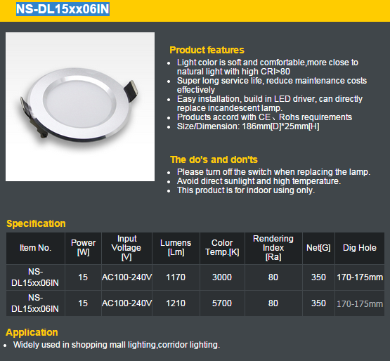 LED DownLighters