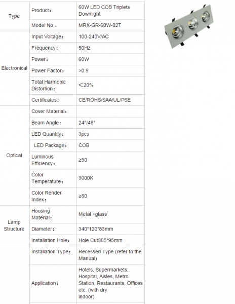 LED DownLighters