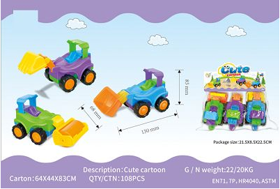 Friction Cartoon Truck