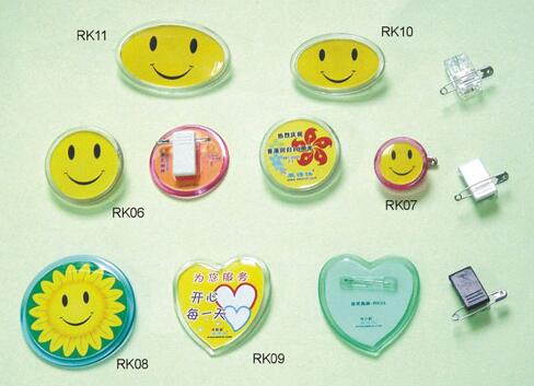 Smile badge holder