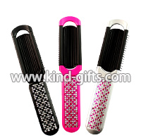 Folding hair comb