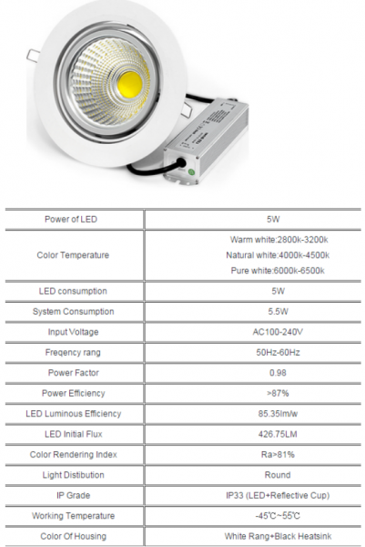 LED DownLighters